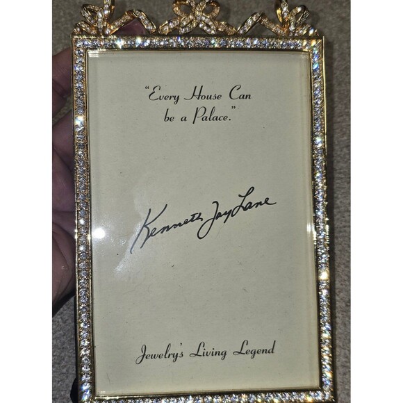 Kenneth Jay lane Square Autograph Frame - Picture 1 of 2